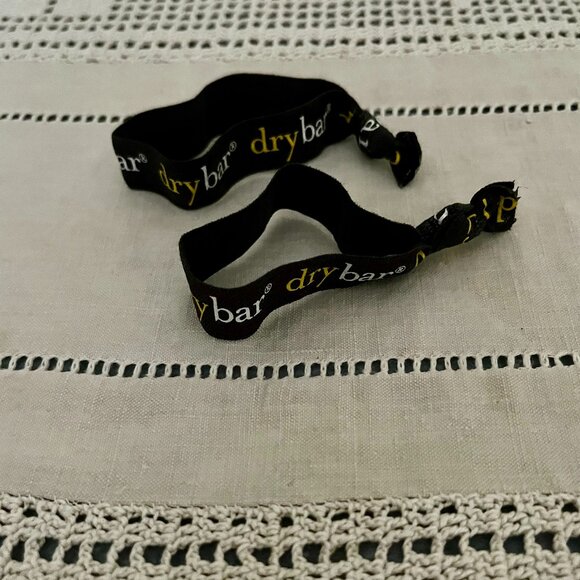 NEW 2 Drybar hair ties black, white & yellow - Picture 3 of 3